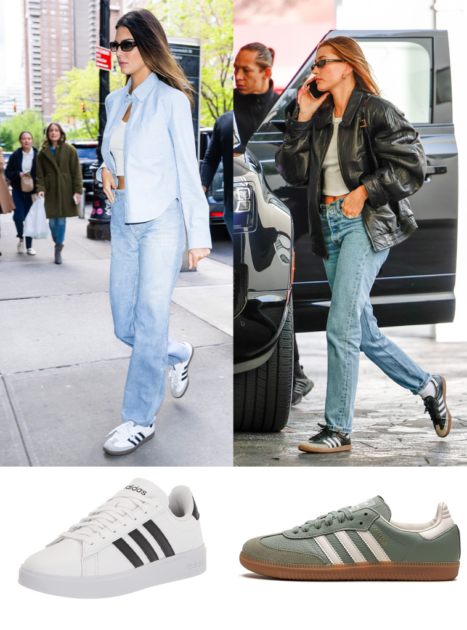 Hailey Bieber E Kendall Jenner Usam Adidas Sambas Em Todos Os Lugares